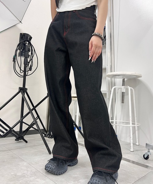 ジーンズ デニム デニムパンツ フレイムステッチポケットデニム