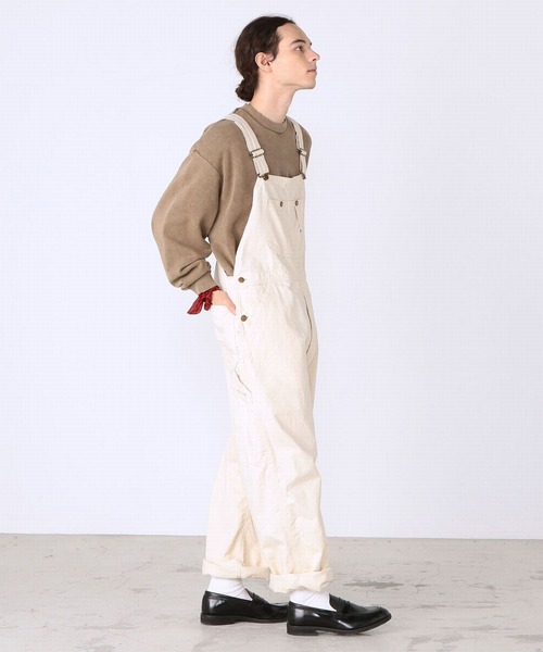 Lee 「Lee」 オーバーオール X-SMALL アイボリー メンズ