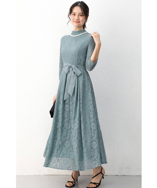 Cinderella 「Cinderella」 7分袖ワンピース MEDIUM ネイビー