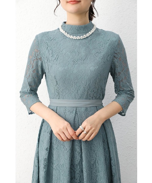 Cinderella 「Cinderella」 7分袖ワンピース MEDIUM ネイビー