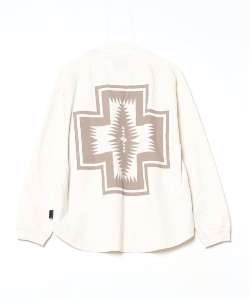 「PENDLETON」 長(zhǎng)袖カットソー M ベージュ レディース