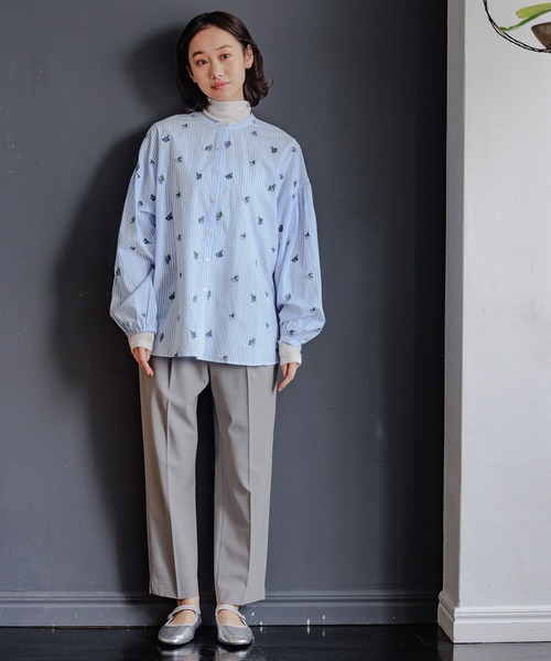 「niko and...」 長袖ブラウス LARGE クリーム レディース
