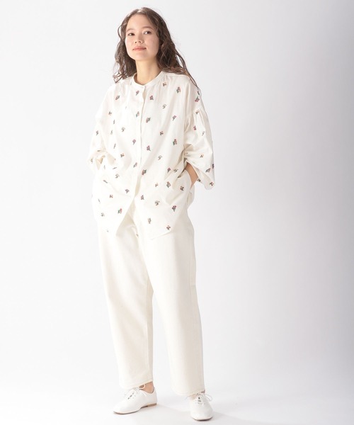 「niko and...」 長袖ブラウス LARGE クリーム レディース