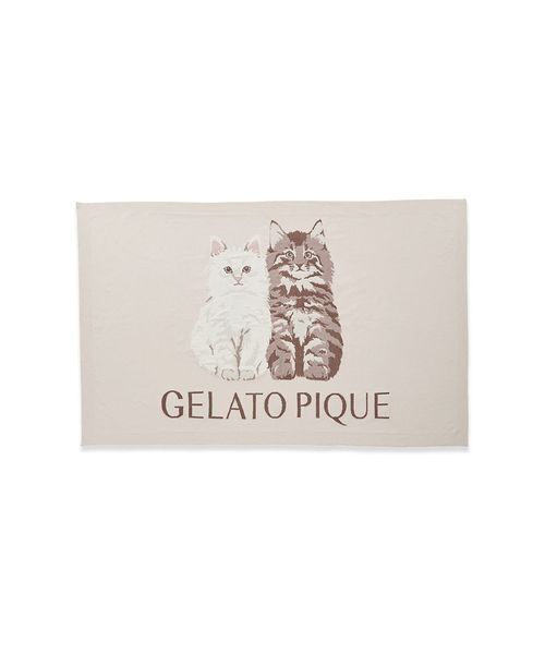 gelato pique ブランケット ツインキャットジャガード