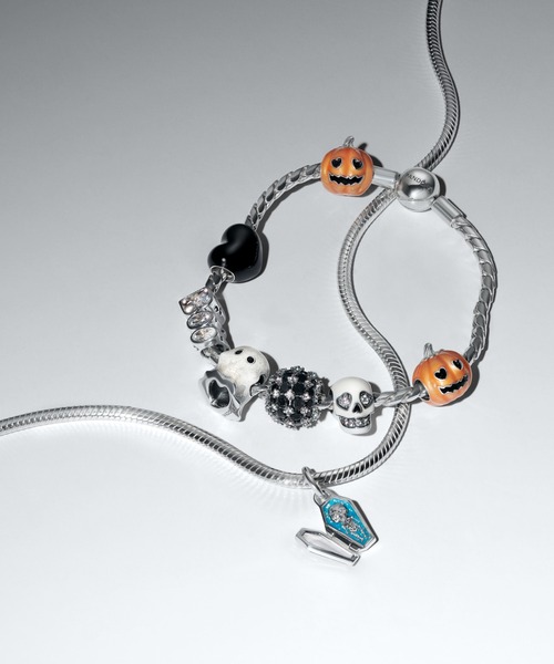 PANDORA（パンドラ） チャーム ハロウィン BOO グロウ・イン・ザ