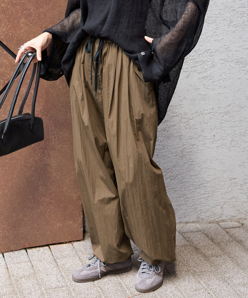 JOURNAL STANDARD Nylon Belted ミリタリーパンツ 2025ss ジャーナルスタンダード Nylon Belted ミリタリーパンツ