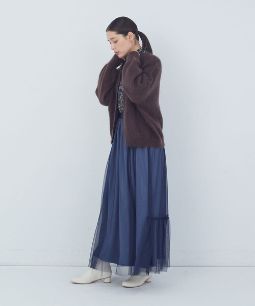 ADIEU TRISTESSE（アデュートリステス） ロング スカート ポリエステル