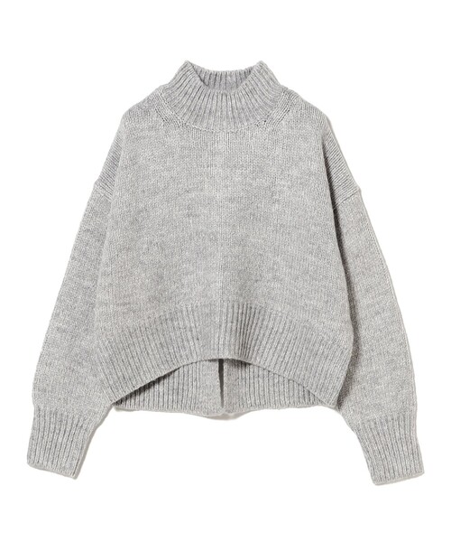 ※tama※SEAバックスリットニット　グレー バックスリットミドルニット | NATURAL BEAUTY BASIC（ナチュラル