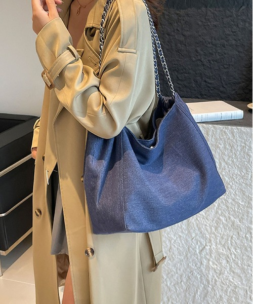 LA VORAGINE（ラ ヴォラジネ） ショルダーバッグ バッグ 大容量デニム