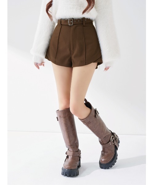 Darich（ダーリッチ） パンツ サイドスリットハイウエストショート