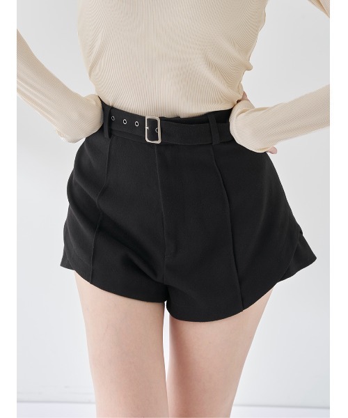 【新品】Darich サイドスリットハイウエスト ショートパンツ Mサイズ Darich（ダーリッチ） パンツ サイドスリットハイウエストショート