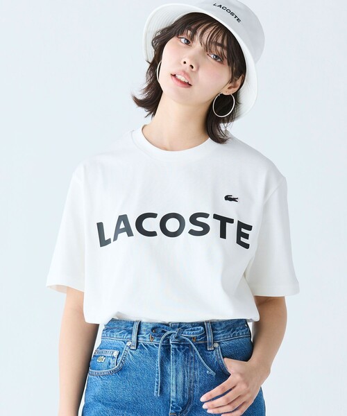 「LACOSTE」 半袖Tシャツ 4 ブラック メンズ_画像2