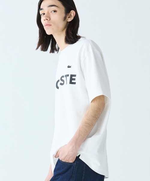 「LACOSTE」 半袖Tシャツ 4 ブラック メンズ_画像6