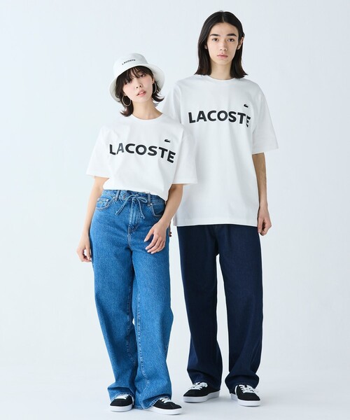 「LACOSTE」 半袖Tシャツ 4 ブラック メンズ_画像8