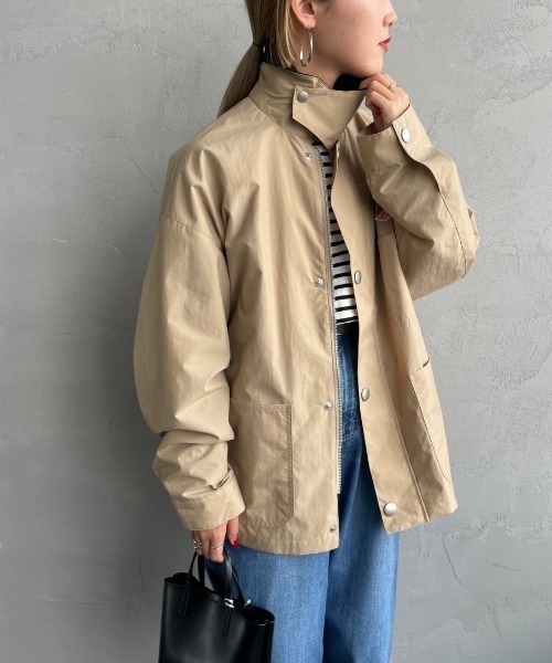 Danton（ダントン） ブルゾン 38 ライトベージュ レディース