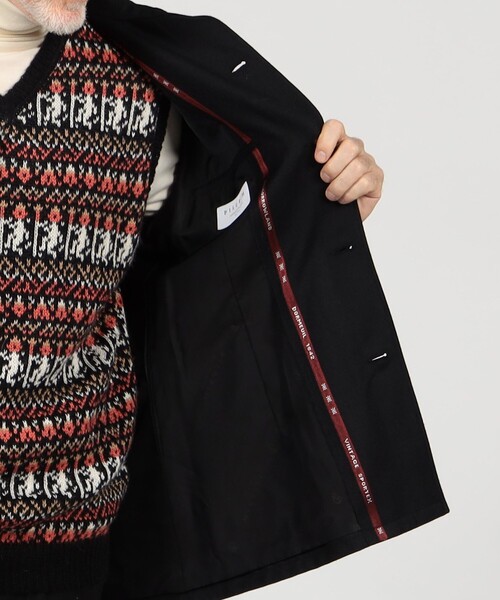 ブルゾン アウター 「別注」Willis＆Geiger ウール シャツブルゾン DORMEUIL メンズの画像