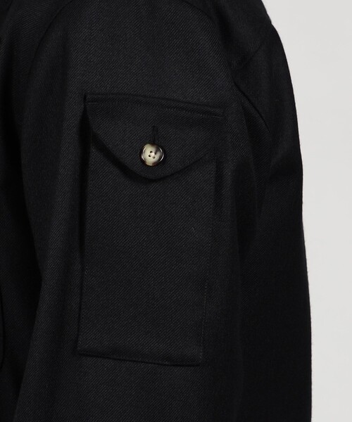 ブルゾン アウター 「別注」Willis＆Geiger ウール シャツブルゾン DORMEUIL メンズの画像