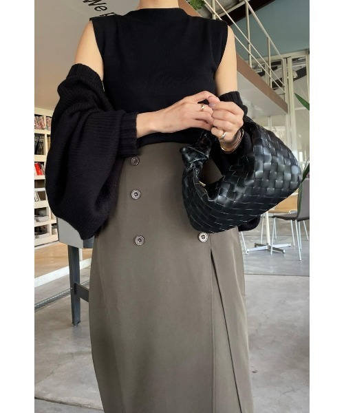 「&. NOSTALGIA」 スカート FREE カーキ レディース_画像8