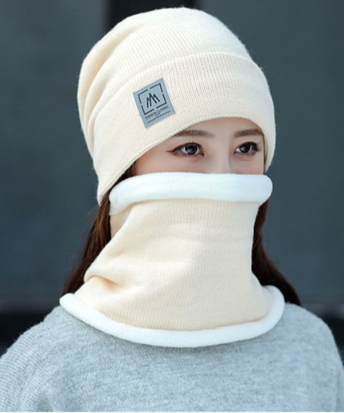 NOWLE（ノウル） ニット帽 ニットキャップ 「NOWLE」スクエア タグ付き