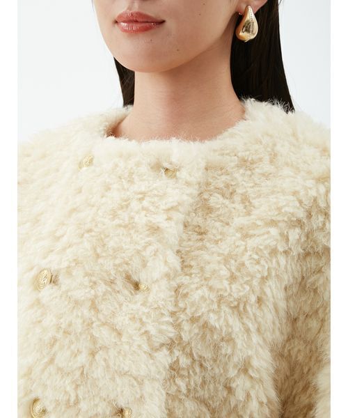 Mila Owen（ミラオーウェン） ジャケット ノーカラージャケット 金釦