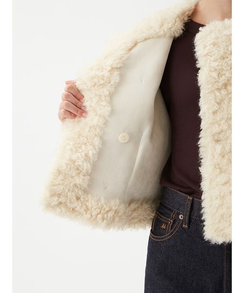 Mila Owen（ミラオーウェン） ジャケット ノーカラージャケット 金釦