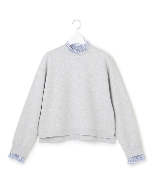 「23区」 スウェットカットソー 38 ホワイト レディース_画像9