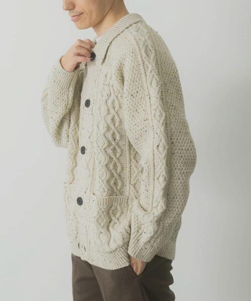 フィッシャーマンカーデガン ITEMS URBANRESEARCH（アイテムズ アーバンリサーチ） カーディガン