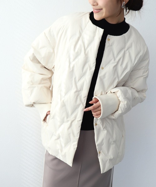 Jines（ジネス） ダウンコート ダウンジャケット ステッチレスノー