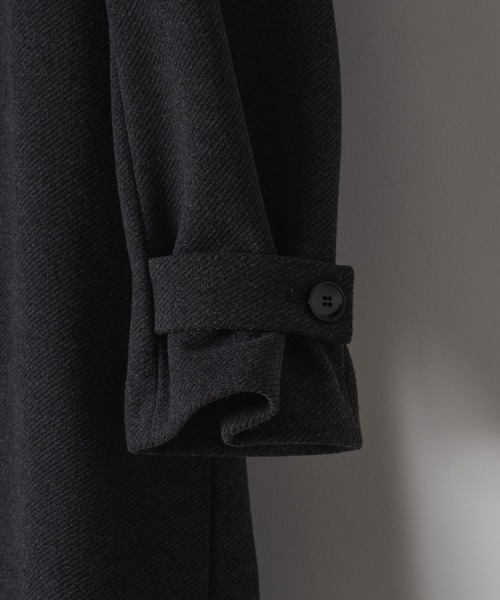 「Casper John」 ステンカラーコート SMALL ブラウン メンズ_画像8