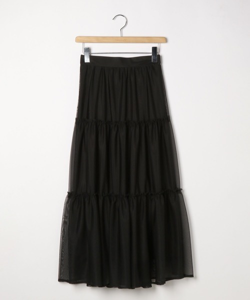 「Heather」 フリルスカート FREE オフホワイト レディース_画像3