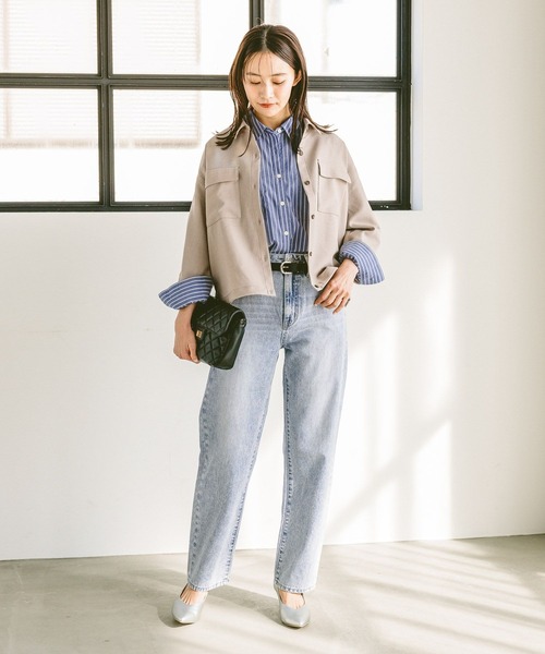 GLOBAL WORK（グローバルワーク） 長袖シャツ MEDIUM ブルー系その他7