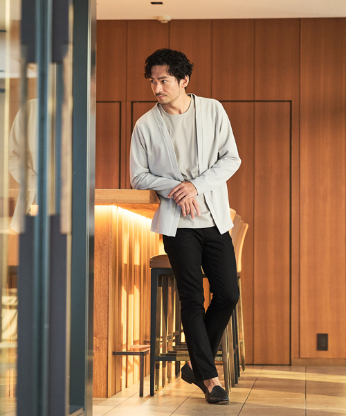 「ABAHOUSE GRAY」 パンツ 48 ブラック メンズ_画像2