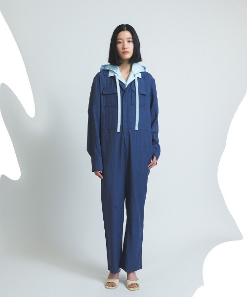 オールインワン 「soduk」curve pockets jumpsuit レディース 