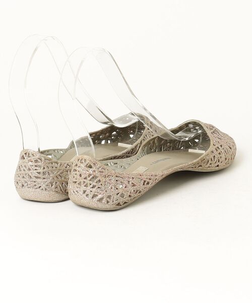 「melissa」 フラットサンダル「campanaコラボ」 35/36 シルバー レディース_画像2