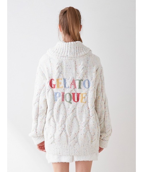 gelato pique（ジェラートピケ） ニットカーディガン ONE SIZE