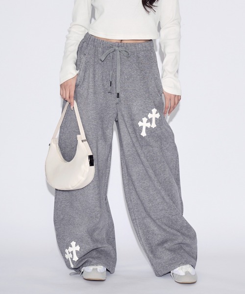 tinkerend（ティンカーエンド） スウェットパンツ ジャージ Cross Wide