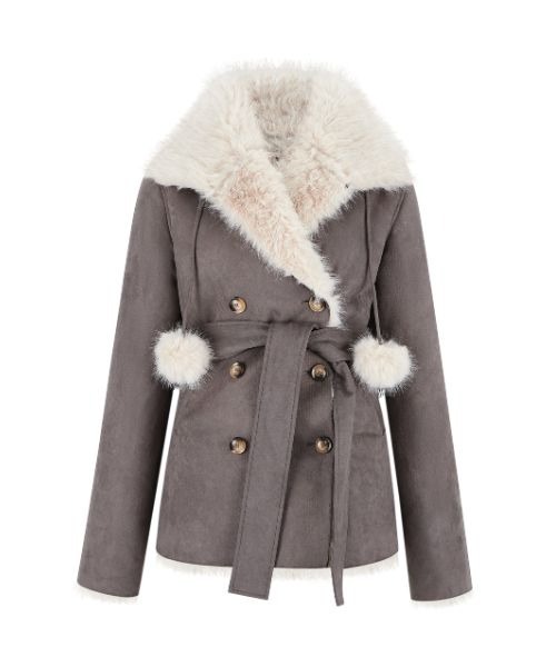 Silentand ムートンコート ボアコート Velvet BonBon Coat(Long