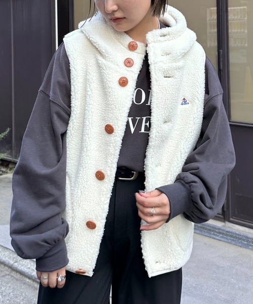 「GEVACO」 ベスト ONE SIZE ブラック レディース_画像5