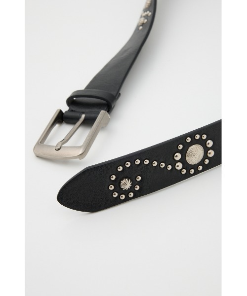 SLY（スライ） ベルト 「2026SS新作」F/LEATHER STUDS BELT フェイク