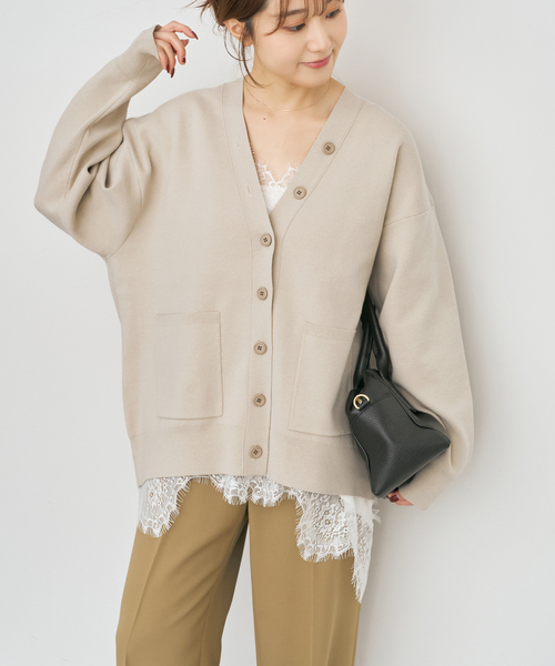 Spick＆Span（スピック アンド スパン） カーディガン ウォッシャブル