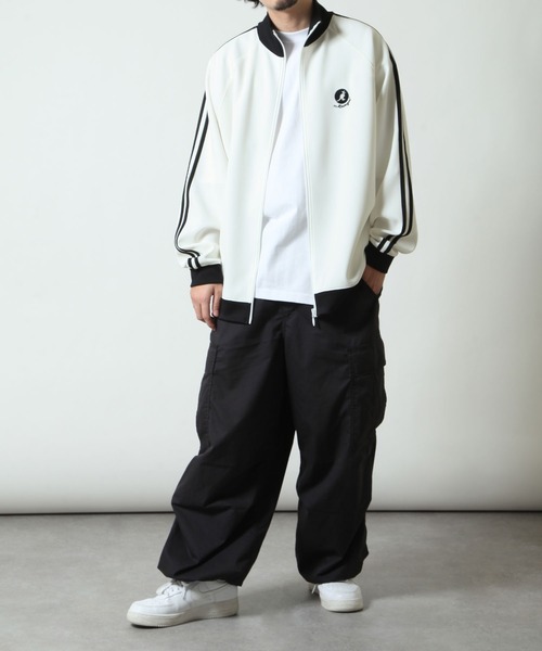 「KANGOL」 ブルゾン LARGE ホワイト レディース_画像9