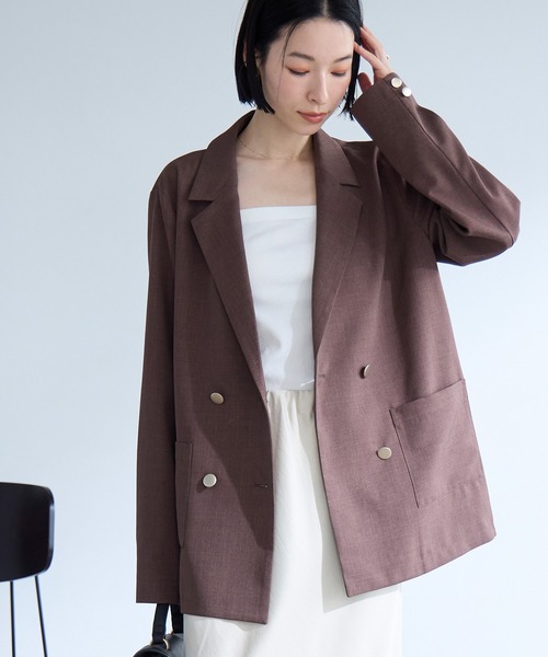 Aunely uvカット ジャケット テーラードジャケット 「Aunely」すぐサラ