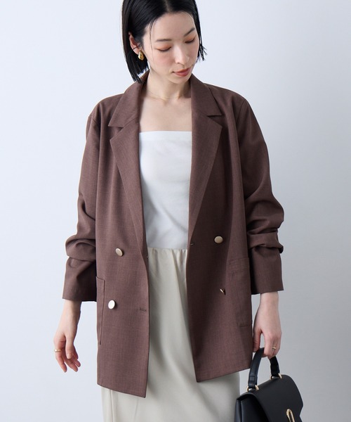 Aunely uvカット ジャケット テーラードジャケット 「Aunely」すぐサラ
