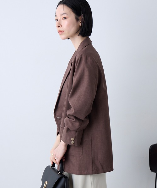 Aunely ジャケット テーラードジャケット 「Aunely」すぐサラ UV