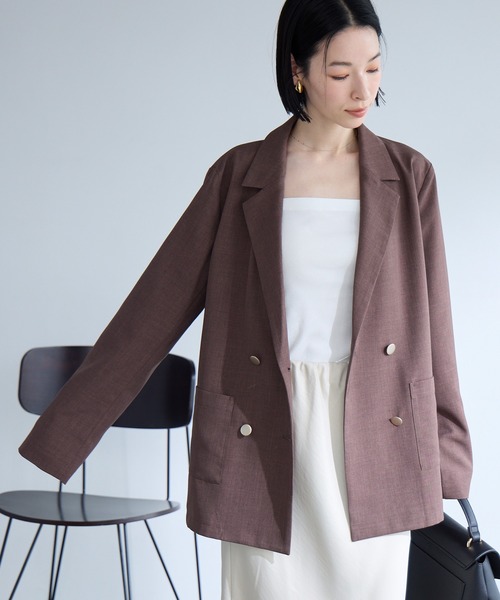 Aunely uvカット ジャケット テーラードジャケット 「Aunely」すぐサラ