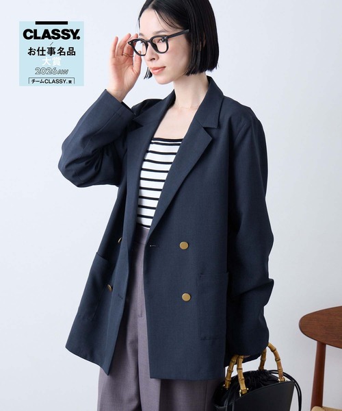 Aunely ジャケット テーラードジャケット 「CLASSY.お仕事名品チーム