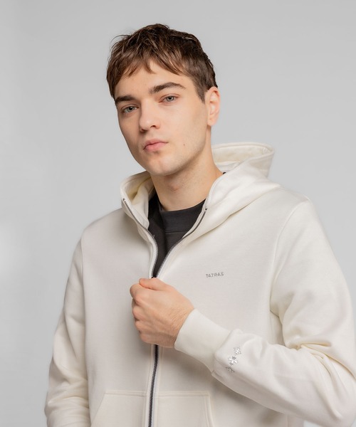 TATRAS（タトラス） ジップアップパーカー 2 ブラック メンズ