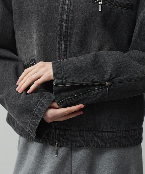 CALLNE デニムジャケット gジャン Vintage Zip Denim Jacket