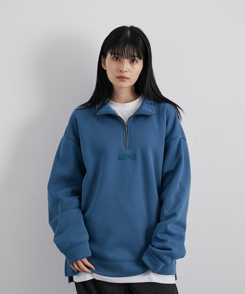 「JUNRED」 スウェットカットソー M ワイン メンズ_画像7