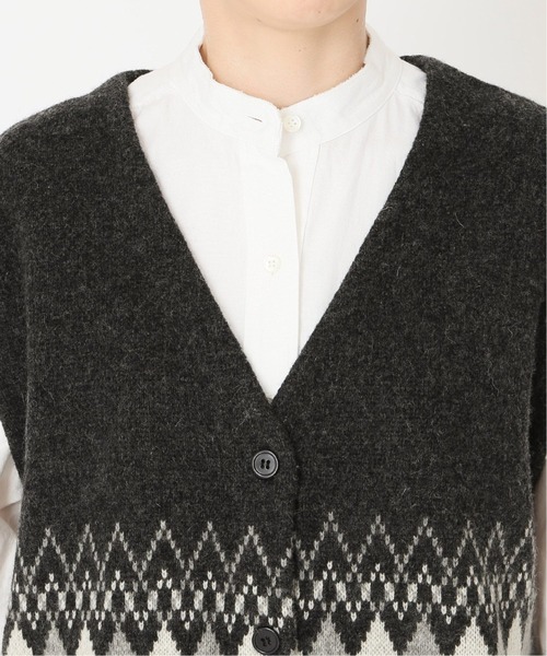 「CITYSHOP」 ニットベスト FREE グレー レディース_画像7